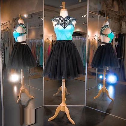 Short Prom Dress,black Prom Dress, Blue Prom..