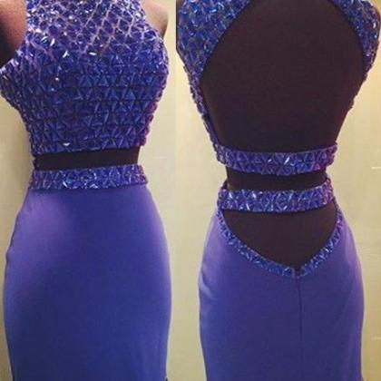 Homecoming Dress,halter Prom Dress,backless Prom..