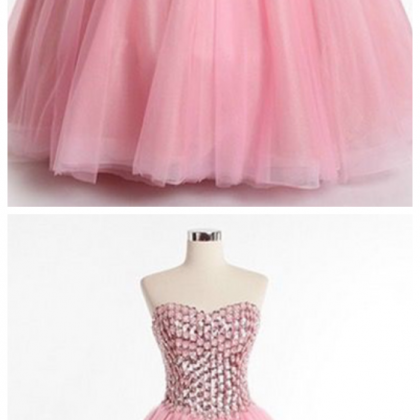 Tulle Prom Dress Beaded,pageant..