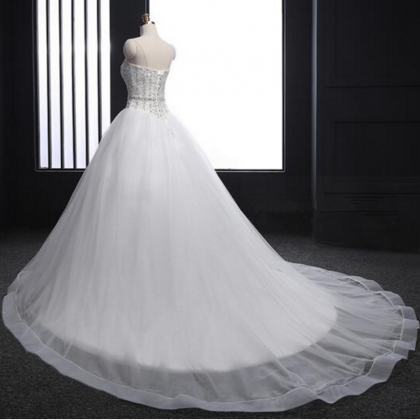 Bridal Sexy Luxury Ball Gown Wedding Dresses..