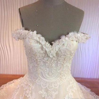Wedding Dresses with Luxury Corded ..