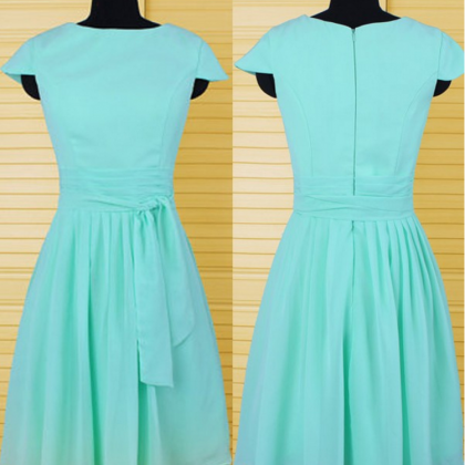 Turquoise Bridesmaid Dress,short Bridesmaid..