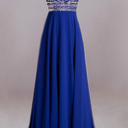 Backless Prom Dresses,royal Blue Prom Dress,open..