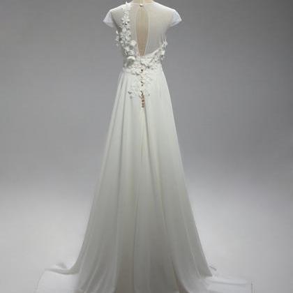 Gorgeous Straps Appliques Chiffon Evening Dress Long Prom Dress cc2010 main image 1