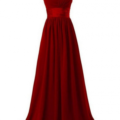 Burgundy Red Long Elegant Prom Dresses Sexy Slimming Stylish Shining ...