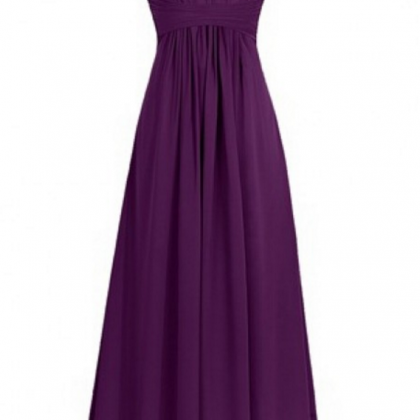 Prom Dress,grape Purple Prom Dresses,sexy Chiffon..