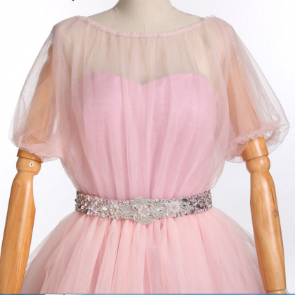 Puffy Rose Off Shoulder Party Dress Actual..