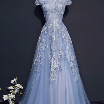 Long Lace Wedding Dress, Evening Dress Turtleneck..
