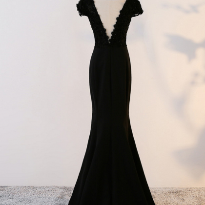 Black Dress Evening Dress Weekend Long Neck..