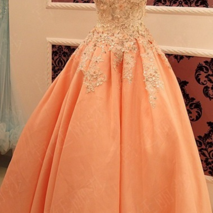 Ball Gown Prom Gowns,lace Prom Dresses,tulle Prom..