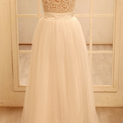 A-line Prom Dresses,white Prom Dress,evening..