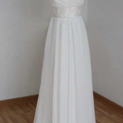 Pretty Simple And Lovely White Floor Length..