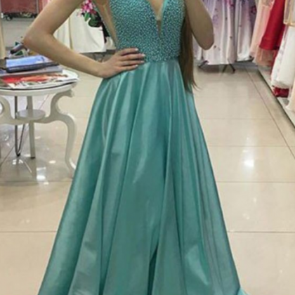 Charming Prom Dress,a-line Prom Gown,satin Prom..