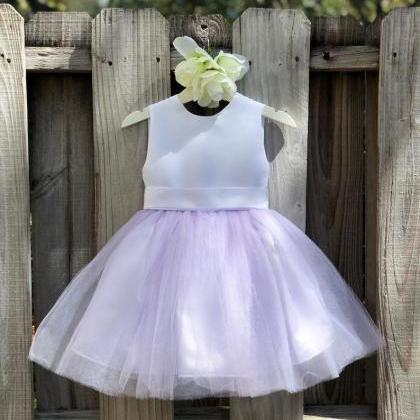 Lilac Flower Girl Dress, Lilac Flower Girl Dress..
