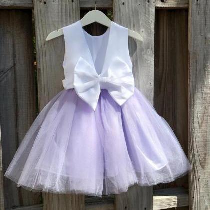 Lilac Flower Girl Dress, Lilac Flower Girl Dress..
