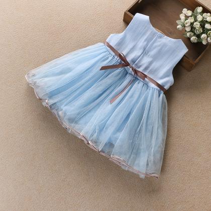 Tulle Organza Flower Girl Dresses,cute Children..