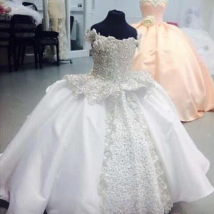 Amazing Princess Ball Gown Flower Girl Dresses..