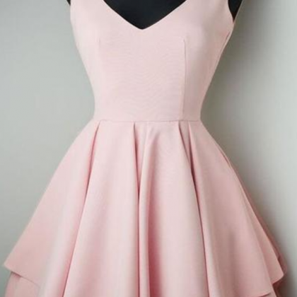 Sassy Wedding Pink Homecoming Dress,short Prom..