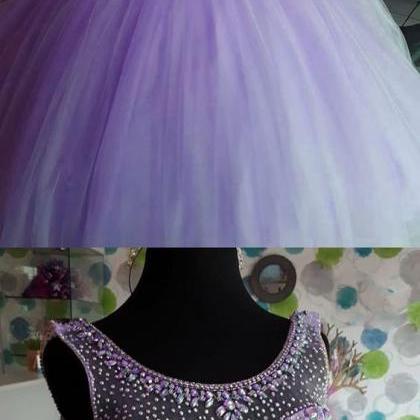 Lilac Ball Gown Prom Dress
