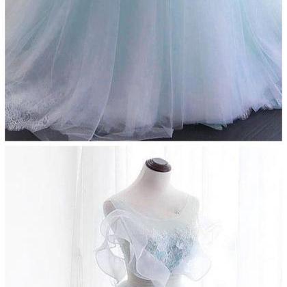 Gorgeous Scoop Neckline A-line Wedding Dress With..