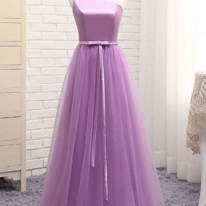 One Shoulder Prom Dress,tulle Prom Dress,fashion..
