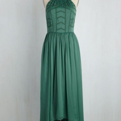 Custom Charming Green Chiffon Prom Dress,sexy..