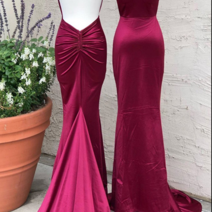 Sexy Backless Prom Dress, Prom Dresses, Pageant..