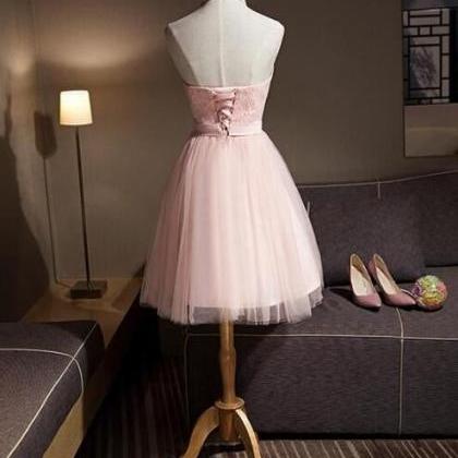 Homecoming Dresses Tulle And Lace Lovely Knee..