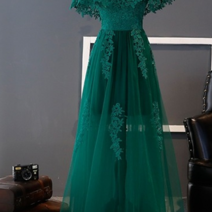 Charming Tulle Prom Dress, A Line Prom Dresses,..
