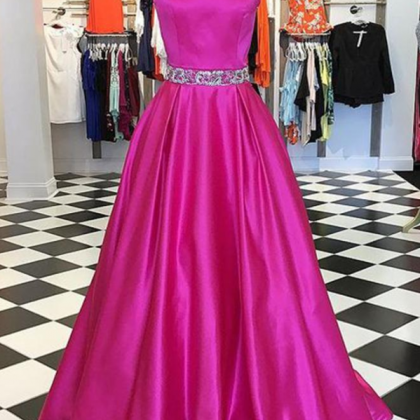 Strapless Long Prom Dresses With Beading,party..