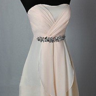 Charming Homecoming Dress,strapless Homecoming..