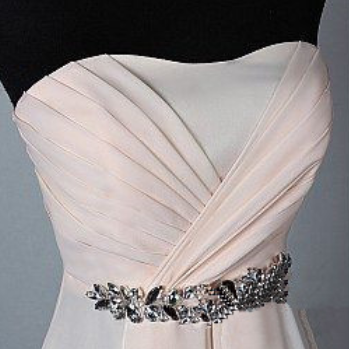 Charming Homecoming Dress,strapless Homecoming..