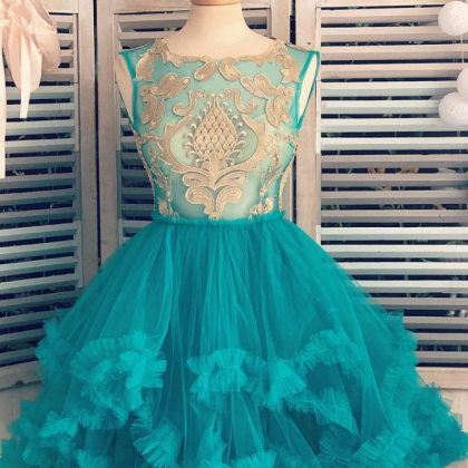 Homecoming Dresses,tulle Lace Short Prom Dress,..