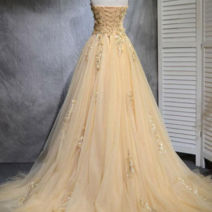 Prom Dresses,tulle Ball Gown Beaded
