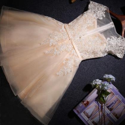 Lace Homecoming Dress, Short Prom Dresss