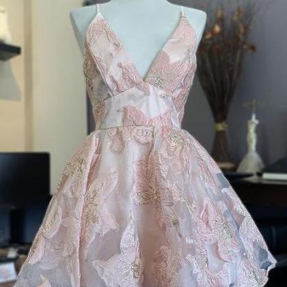 Lace Short Homecoming Dress