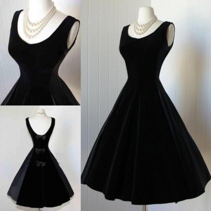 Black Prom Dress,backless Prom Dress,a Line..