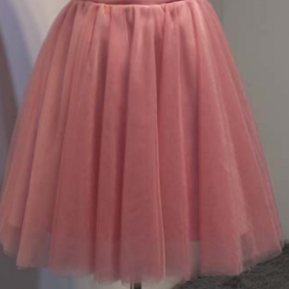Tulle Simple Off Shoulder Party Dresses,..