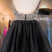 Black Prom Dress,sweetheart Short Prom Dress,..