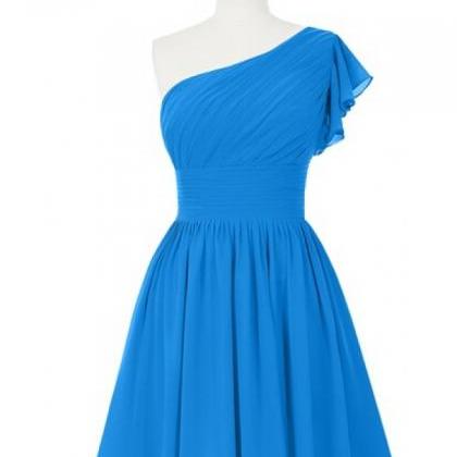 Chiffon Prom Dress,light Blue Prom Dress,sexy..