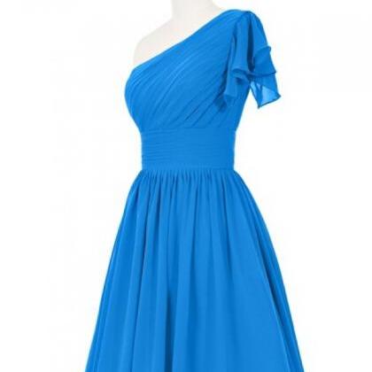 Chiffon Prom Dress,light Blue Prom Dress,sexy..