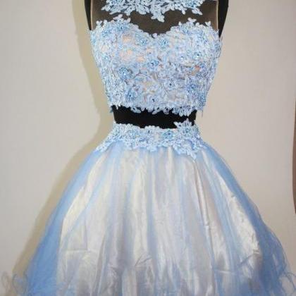 Charming Prom Dress,2 Pieces Homecoming..