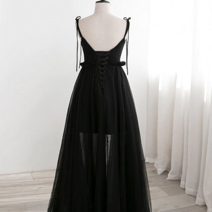 Shiny Silver Spaghetti Strap A-Line Long Prom Dress Ideas, Evening Party Dresses, OLP1255