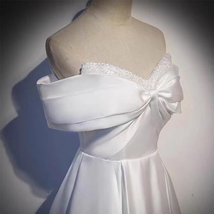 Elegant Evening Dress, Off Shoulder Prom Dress,..