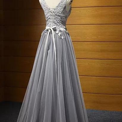 Long Bridesmaid Dresses,a Line Tulle Dresses,..