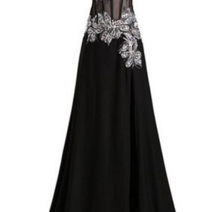 Sweep Train Chiffon Sexy Dress with Slit Rust