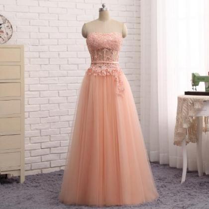 Elegant Sweetheart Tulle Sexy Formal Prom Dress,..