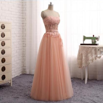 Elegant Sweetheart Tulle Sexy Formal Prom Dress,..