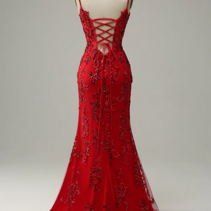 Pretty A Line Straps Irregular Ankle Length Floral Prom Dresses Simple Evening Dress
