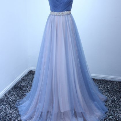 Prom Dresses,lace Up Prom Dresses,tulle Prom..